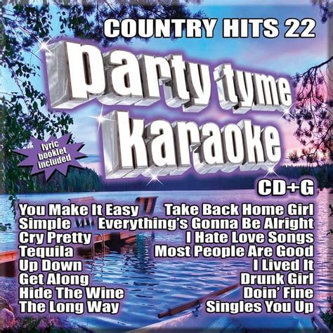 Various Artists Party Tyme Karaoke Country Hits Vol 22 Cd