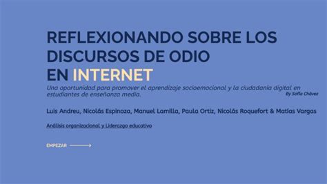 Discursos De Odio En Internet