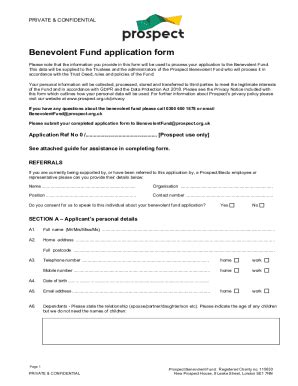 Fillable Online DOC Iop Benevolent Fund Application Form Institute Of