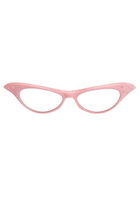 50s Pink Frame Glasses