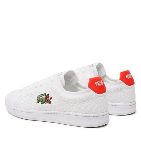 Zapatillas Lacoste Lacoste X Netflix Carnaby Piquée 745sma0133 Wht Red