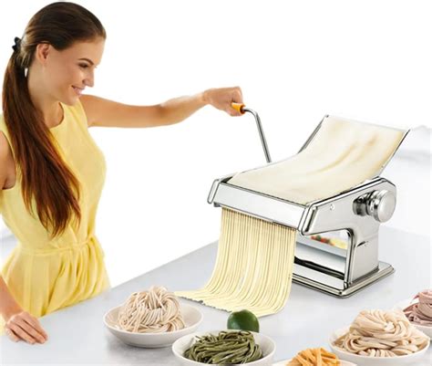 Nudelmaschine Manuelle Pasta Maker Edelstahl Nudelmaschine Mit