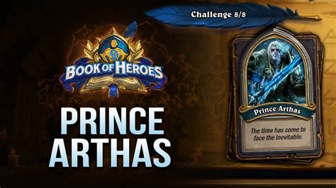 How To Beat Prince Arthas Book Of Heroes Uther Hearthstone Youtube