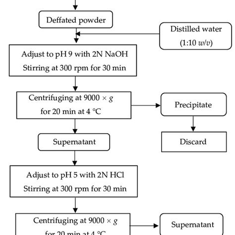 Steps For Protein Extraction By Alkaline Extraction Isoelectric