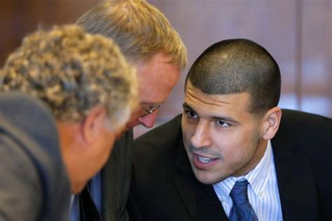 Former Nfl Player Aaron Hernandez At Pretrial Hearing