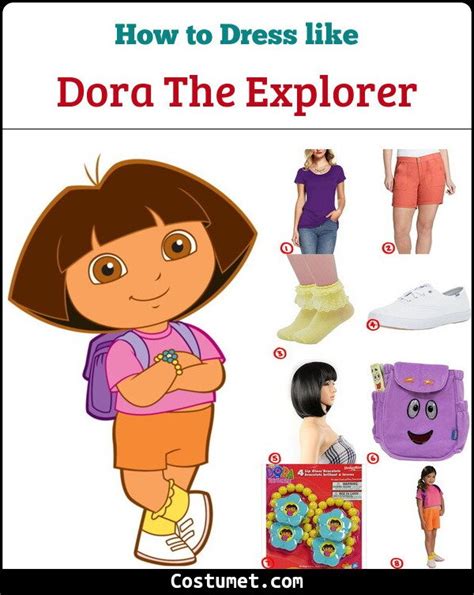 Dora The Explorer Boots And Diego Costume For Cosplay And Halloween Dora