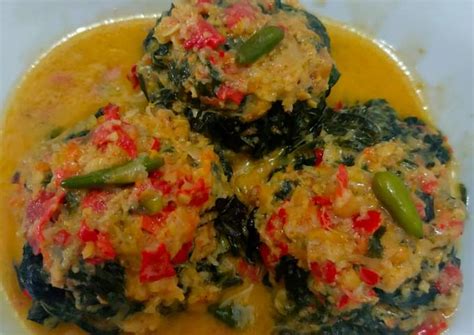 Resep Buntil Daun Singkong Isi Teri Rebon Home Made Oleh Rika Yuanita