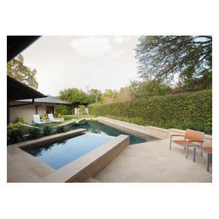 Geometric Pool Classique Chic Piscine Austin Par Brad Sharpe