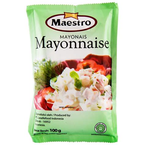 Jual Maestro Mayonnaise Sachet 100 Gr Shopee Indonesia