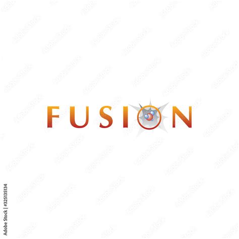 Vector abstract logo design for business. Fusion sign. Stock Vector ...