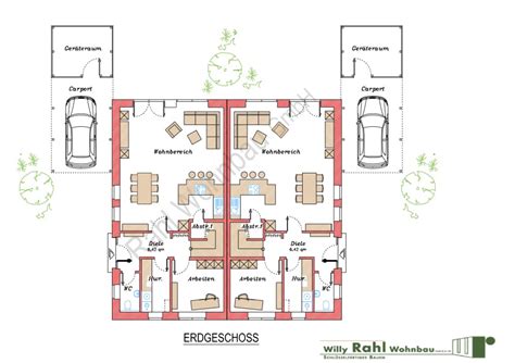 Doppelhaus Willy Rahl Wohnbau Bauunternehmen Rahl Bau De
