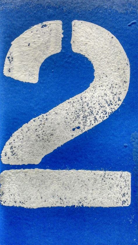 number  stock image image  white painted number