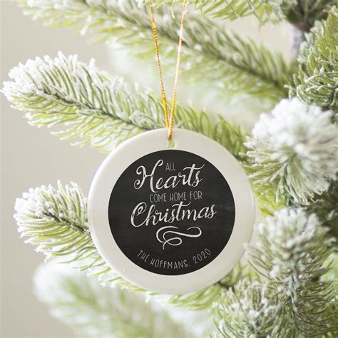 Personalized Round Christmas Ornaments – A Gift Personalized