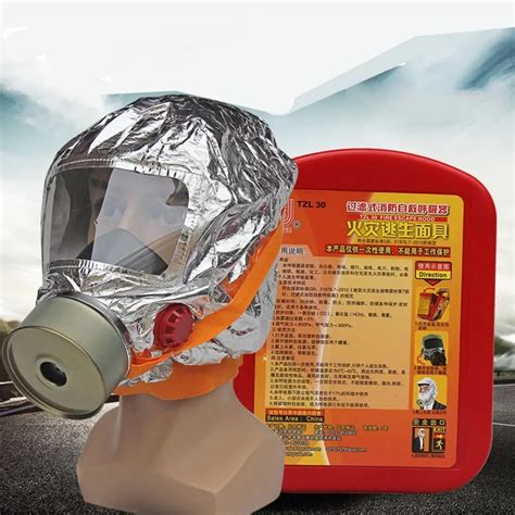 Fire Escape Mask Emergency Hood Oxygen Gas Masks Respirators 30 Minutes