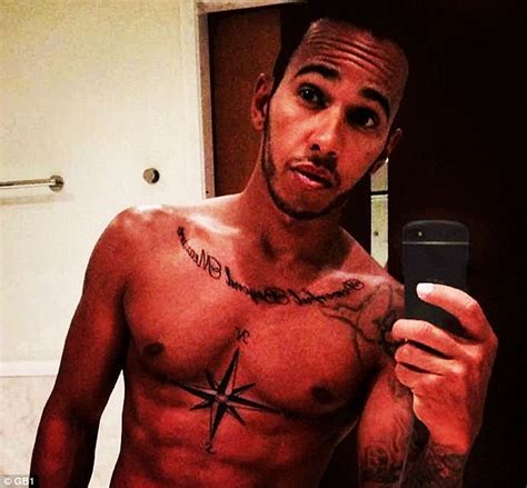 Lewis Hamilton Shares Topless Selfie Of His Six Pack As He Prepares To