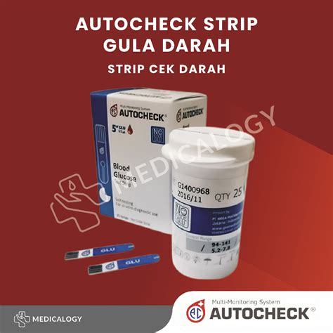 Jual Autocheck Strip Alat Cek Gula Darah Strip Shopee Indonesia