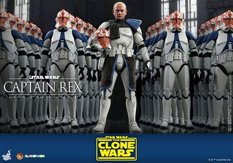 Hot Toys TMS018 Star Wars The Clone Wars 1 6th Scale Captain Rex Collectible Figure