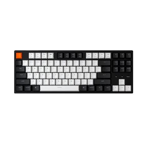 Keychron C TKL Hot Swappable RGB Геймърска механична клавиатура с Gateron G Pro Blue суичове
