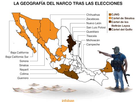 Así quedó el mapa del narcotráfico en México tras las elecciones 2021