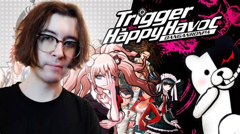 Danganronpa Trigger Happy Havoc стрим прохождение 1 Школа надежды