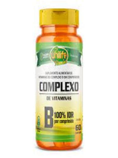 Vitaminas Do Complexo B Unilife Comprimidos Alecrim Dourado