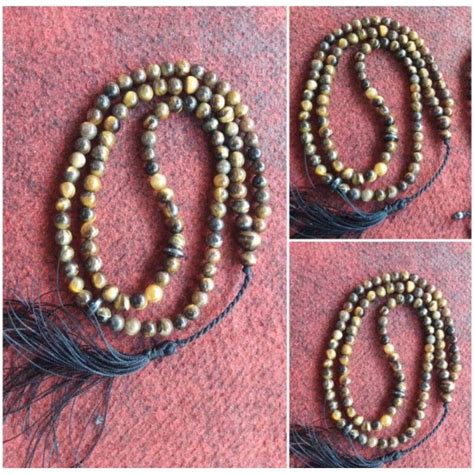 Jual Tasbih Batu Alam Biduri Sepah Tiger Eye Mm Butir Shopee