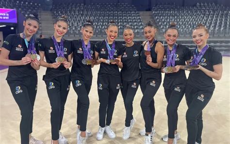 Brasil Conquista Medalha De Ouro Na Copa Do Mundo De Ginástica Rítmica