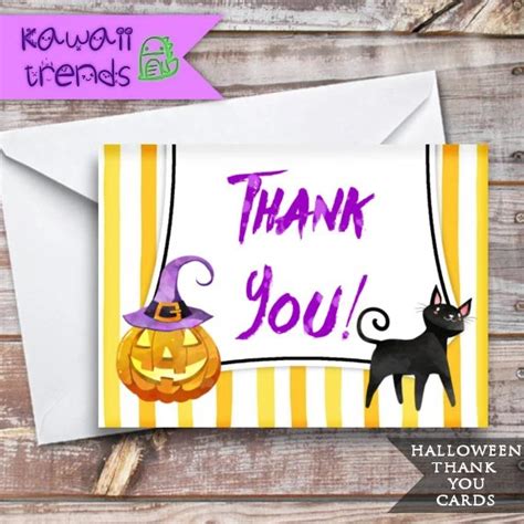 Printable Halloween Thank You Cards - Printable Word Searches