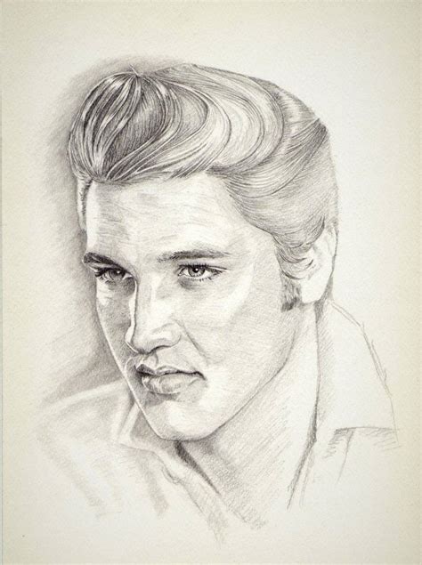 Elvis Presley Drawing By Mallo Rosso Saatchi Art