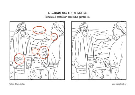 Cari Perbedaan Gambar Abram Dan Lot Berpisah Kuis Alkitab