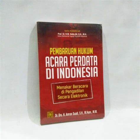 Jual Buku Pembaruan Hukum Acara Perdata Di Indonesia Amran Suadi Di