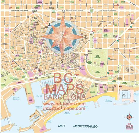 Mapa Vectorial Barcelona Casc Antic Bc Maps Mapa Vectorial Eps