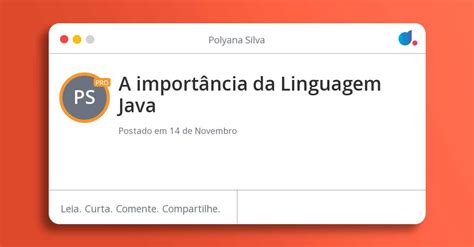 A importância da Linguagem Java