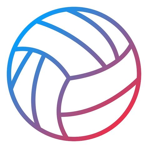 Premium Vector Volleyball Icon Style