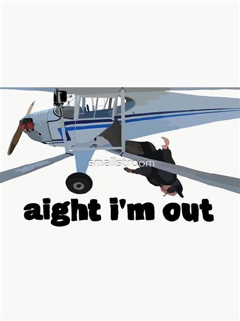 "Trevor Jacob Plane Crash Meme" Sticker for Sale by smallstroom | Redbubble