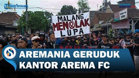 Manajemen Masih Bungkam Terkait Tragedi Kanjuruhan Aremania Aksi Di