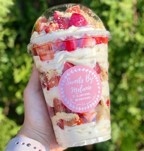 Sweetsbymel On Instagram Strawberry Cheesecake Cups These Are So