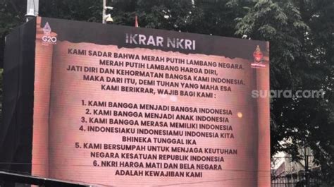 Habib Luthfi Pimpin Pembacaan Ikrar Kebangsaan Di Bundaran HI Begini