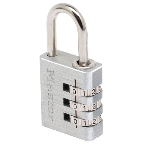 Master Lock Steel Digit Resettable Combination Open Shackle Padlock