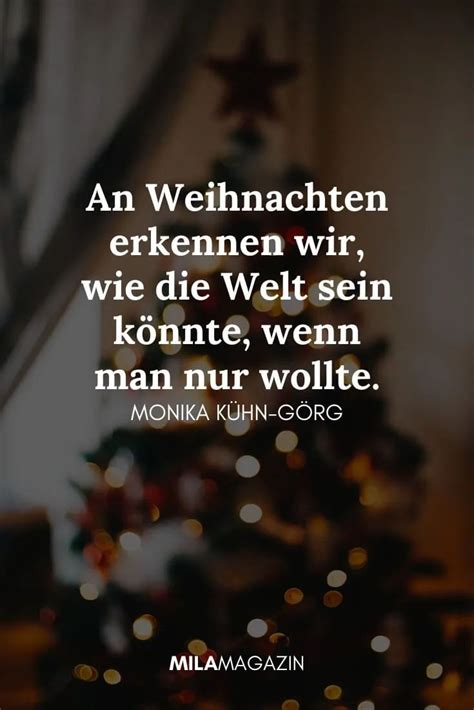 A Christmas Tree With The Words An Weinhachten Erkennen Wir