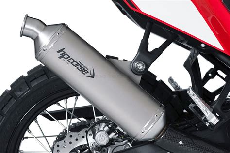 Hp Corse Exhaust Sp Titan Short Low Silver Yamaha Tenere