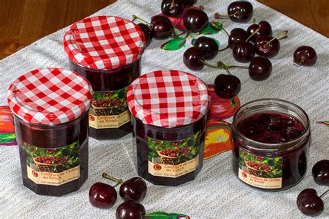 Confiture De Cerises Noires Au Kirsch