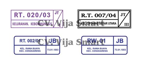 Contoh Stempel Rt Rw 53 Koleksi Gambar