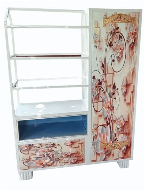 Door With Locker Iron Almirah Paint Shelves Without Mirror At Rs