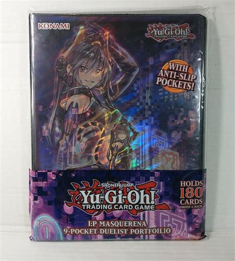 Yugioh 9 Pocket I P Masquerena 9 Duelist Portfolio Binder Holds 180