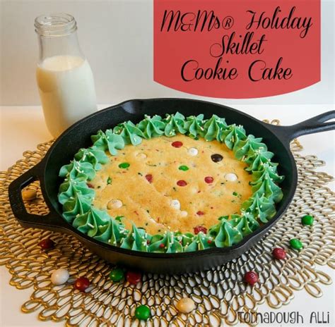 Mandm S® Holiday Skillet Cookie Cake Tornadough Alli