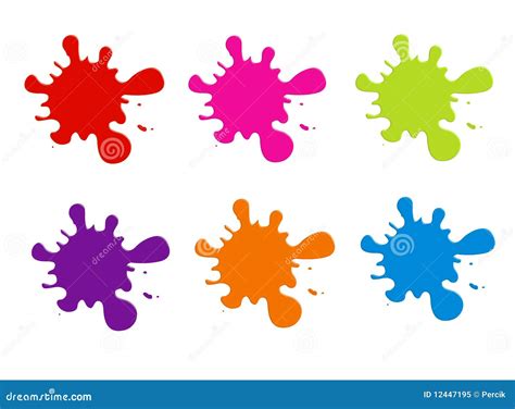 Splash color stock illustration. Illustration of blue - 12447195