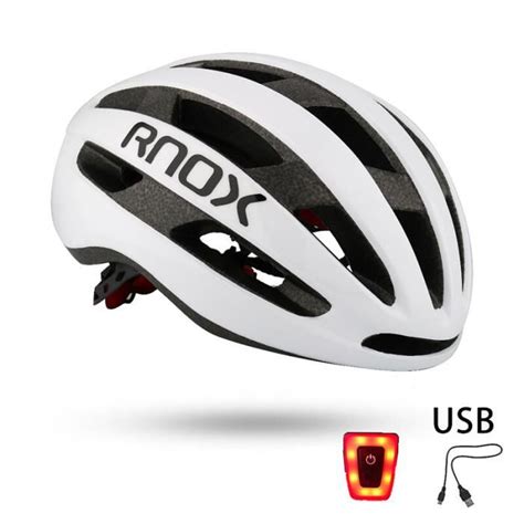 Casque De V Lo Ultral Ger Pour Hommes Rnox R P Blanc V Lo Sur