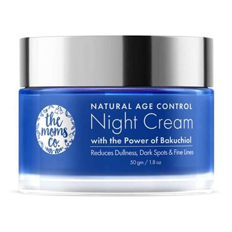 The Moms Co Natural Age Control Night Face Cream With Bakuchiol Natural Retinol Age Control