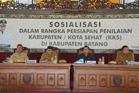 Hadapi Penilaian Kabupaten Sehat Pemkab Batang Matangkan